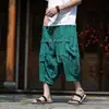 Calças curtas plissadas de design exclusivo para homens, shorts finos de outer wear para o verão, calças de jacquard estilo lanterna quentes plus size 8XL