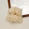 Estilo Coreano Tamanho Grande Super Fada Estilo Francês Anel de Cabelo de Intestino Grosso Rede Feminina Moda Corda de Cabelo de Tendão de Borracha Acessórios de Cabelo Elegantes para Meninas