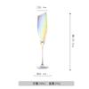 Copa de Vino Inclinada, Vidrio de Cristal, Copa Burdeos, Copa de Champaña, Utensilios de Bar, Cóctel