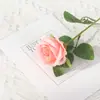 Rosas de Terciopelo Simuladas, Flores Artificiales, Flores para Decoración de Bodas del Día de San Valentín, Cascada de Pared de Rosas al por Mayor