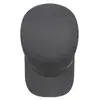 Chapéu de Sol Esportivo com Etiqueta de Metal Simples Estilo Quatro Estações para Homens, Chapéu Plano Casual Ajustável de Sarja de Algodão
