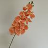 Película de impresión 3D de Phalaenopsis, 9 cabezas, tacto suave, flor artificial, flor falsa, arreglos florales de boda de alta calidad, caja de regalo suave