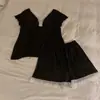 Pijama sexy de encaje para mujer con escote en V y almohadillas en el pecho, nuevo modelo 2026, seda de hielo modal, shorts de manga corta modernos