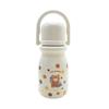 Taza Aislada de Acero Inoxidable 304 de Dibujos Animados, Nueva Botella de Agua Mini para Niños de Alta Apariencia para Exteriores, Portátil con Anillo para Llevar
