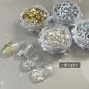 Arte de Uñas Brillante Estrella de Cinco Puntas Piezas Brillantes Primavera y Verano Nuevo Ultra-delgado Plata Oro Claro Mini Mezclado Pegatina Decoración de Uñas