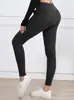 Leggings de Lana de Cordero de Cintura Alta para Mujer, Otoño/Invierno Engrosados Cálidos con Bolsillos, Pantalones Ajustados, Ropa Exterior Elástica con Forro Polar Yoga