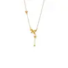 Collar de Borlas con Mariposa Vintage Dorado 2026 Nuevo Modelo Nuevo Estilo Chino Lujo Ligero Exquisito Diseño de Nicho Accesorio de Cadena para Clavícula