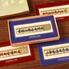 Marcador de texto regla metálica estilo chino clásico de alta gama exquisito inspirador cultural y creativo recuerdo regalo práctico personalización