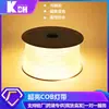 Tira de Luces LED Cob Super Brillante 110V220V Altamente Flexible y Fácil de Moldear para Decoración del Hogar, Tira de Luz para Sala de Estar, Iluminación Impermeable para Techo