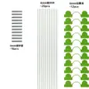 Postes de Soporte Curvos para Invernaderos Transfronterizos, Soportes Pequeños de Arco para Cobertizos de Hortalizas, Postes Sólidos de Fibra de Vidrio, Soportes de Arco para Cobertizos de Fibra de Vidrio