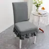 Funda de silla universal para cuatro estaciones para uso en el hogar, respaldo antideslizante todo en uno, funda de silla de comedor integrada, elástica y engrosada