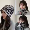 Bufanda cálida a prueba de frío, cubierta intercambiable para protección del cuello, sombrero de punto a prueba de viento, máscara de punto para mujer de talla grande, otoño e invierno, multifuncional