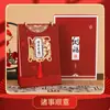 2026 Novo Calendário Estilo Chinês Decoração de Mesa Escritório Ano do Cavalo Flip Criativo Cartão de Ponto de Trabalho