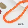Kit de Materiales para Pulseras DIY Hechas a Mano con Cuentas 8mm Cristal de Vidrio Cuentas Planas Cuentas para Puerta Cortina Divisoria Cuentas Sueltas Semiacabadas