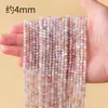 Contas redondas de cristal natural, pulseiras semiacabadas em formato de tira longa, colares, contas soltas e acessórios para pulseiras de cristal - atacado do fabricante