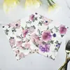 Fornecimento de Fábrica Guardanapo Colorido com Tema de Flores Guardanapo Festival das Flores Toalha de Papel Impressa Restaurante Festa