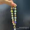 Cadena para Teléfono Bodhi, Colgante de Teléfono con Cuentas Hecho a Mano, Cadena Colgante de Resina con Huella de Gato, Lanyard para Teléfono Popular en Tiktok al por Mayor