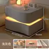Mesa de Cabeceira de Luxo Leve Estilo Creme Alto Padrão 2025 Nova Celebridade da Internet Criativa Quarto Casa Simples Moderna Mesa de Cabeceira