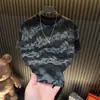 Top Brillante Roto para Hombre de Alta Calidad con Estampado de Estrellas del Año del Caballo, Popular Camiseta de Manga Corta con Cuello Redondo de Lujo