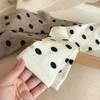 Calcetines de lana Maillard cachemir de caña media otoño e invierno engrosados cálidos calcetines para niños japoneses Joker lunares Zhuji al por mayor