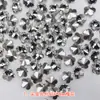 Rinestones de Cristal de Alta Calidad para Mini Arte de Uñas con Base Puntiaguda, Decoraciones de Rinestones Blancos Deslumbrantes de Forma Irregular para Uñas DIY, Rinestones Irregulares en Forma de Corazón para Uñas