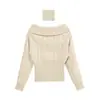 Venta al por mayor transfronteriza 2026 Moda europea y americana casual ajuste ceñido de un hombro cuello acanalado top de punto para mujer E75474