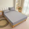 Sábanas bajeras de color sólido seleccionadas, fundas bajeras cepilladas, fundas protectoras lavables, fundas de almohada, sábanas bajeras, protectores de colchón Simmons, sábanas bajeras con estampado por calor