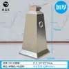 Cono de carretera de acero inoxidable, cono metálico cuadrado reflectante con peso, barrera de carretera de no estacionar, por favor no estacione, cono de tráfico