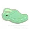 Planta casual de dibujos animados cactus de PVC goma blanda hebilla de plástico para zapatos con agujeros, decoración de zapato con luz LED, hebilla de zapato, accesorio de luz intermitente