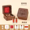 Producción Personalizada de Recuerdos de Cabello Fetal y Dientes de Leche Cabello Fetal Vientre de Conejo Cordón Umbilical de Bebé Recién Nacido Caja de Colección de Madera
