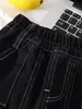 Pantalones de Otoño para Niños Q020, Pantalones Cargo de Moda Tendencia Estilo Coreano para Niños, Jeans Versátiles Elegantes Nuevos de Primavera y Otoño