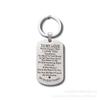 Llavero de metal transfronterizo europeo y americano, colgante de acero inoxidable, llavero militar, regalo