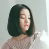 Peluca Transfronteriza para Mujer Moda Coreana Cabello Corto Bob con Raya en Medio Cabello Corto Liso Peluca de Fibra Química Seda de Alta Temperatura en Stock