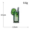 Serie Verde Caricatura Bordado de Computadora Rana Planta Verde Tela Bordada Pegatina Adhesivo Termofusible Pasta para Planchar Ropa DIY Reparación