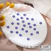 Accesorios Metálicos para Uñas Aleación Flor de Cinco Pétalos Arte de Uñas Fábrica Venta al por Mayor Mini Flor de Perla Uso para Uñas Decoración de Uñas