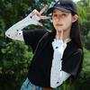 Manga de Hielo de Verano Estilo Ins Combinable para Todo Uso para Mujer para Ciclismo al Aire Libre Protección Solar Protección UV Manga Transpirable Fresca Guantes de Seda de Hielo