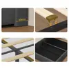 Venta al por mayor transfronteriza Cama de tela para dormitorio principal estilo nórdico, diseño moderno simple, adecuada para apartamentos grandes y pequeños, cama de cuero, cama doble, cama con cubierta suave, varilla hidráulica