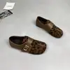 Zapatos Casuales de Moda para Mujer sin Cordones, Ligeros y Cómodos, Estampado de Leopardo, Nuevos para Primavera y Otoño 2026, para Comercio Transfronterizo