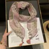Pañuelo de Seda Floral Fresco Estilo Pastoral para Mujer 2026 Primavera/Verano Nuevo Estilo Bufanda de Cuello Atmosférica Accesorio para Atar el Cabello