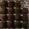 15 Piezas Nuevo Producto Transfronterizo 6/8cm Bolas de Navidad Afelpadas para el Hogar, Uso Diario, Centros Comerciales y Ocasiones Festivas, Exquisitos Adornos de Bolas de Navidad