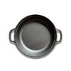 Sartén de hierro fundido antiadherente sin revestimiento para panqueques, bolsa para freír con agua, gruesa, hecha a mano, de hierro crudo, universal para cocina de inducción.