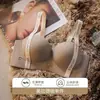 Ropa Interior sin Marcas para Mujer Pecho Pequeño Reunido Grande Sin Aros de Acero Pecho Anticaída Doble Sujetador Superior Otoño e Invierno
