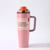 Taza de Fruta para Coche Amazon Transfronteriza de 40 oz Taza de Coche de Gran Capacidad Termo Rebotante con Asa Taza de Hielo