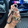 Pingente de Cavalo de Diamante Atacado Ano do Cavalo Corda Trançada Chaveiro de Liga Decoração Criativa para Chave de Carro Bolsa Corrente para Pendurar