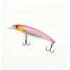 Señuelo minnow Wanhe de lance largo, flotante, con lámina holográfica, 11 cm, 13.4 g, adecuado tanto para agua dulce como salada, con sonajero