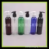 Frasco redondo de 180ml com bomba de rosca, frasco para shampoo, frasco para álcool em gel, frasco de loção bico de pato de 180ml