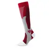 Calcetines de compresión para pantorrillas en stock, Calcetines de fútbol de compresión Sports Magic, Calcetines de rendimiento muscular para ciclismo al aire libre, Calcetines de compresión degradados para pantorrillas