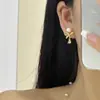 Diseño Elegante, Concepto de Moda, Collar de Perlas Color Sirena con Forma de Lazo, Regalo para Pareja, Aretes en Stock