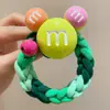 Pasador Infantil de Bob Esponja Goma Elástica Famosa en Internet Tocado para Flequillo Pasador para Cabello Suelto Bolas para el Cabello de Niña Accesorios para el Cabello