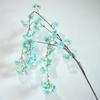 Atacado de fábrica decoração de casamento flor de cerejeira simulação cesta suspensa pendurada pendurada na parede flor de parede arco de casamento guia flor artificial